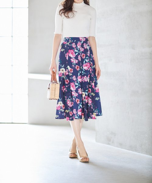 tocco closet(トッコクローゼット)/【美人百花9月号掲載】プチフリルネックリブニットプルオーバー/img13