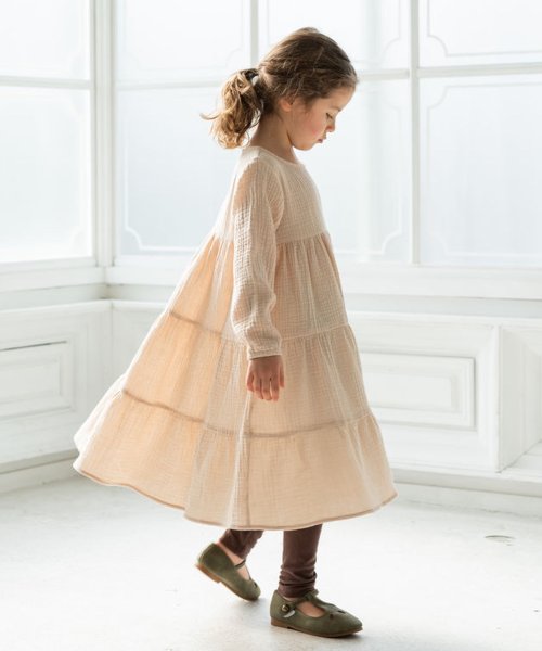 セール 10 Off ダブルガーゼティアードワンピース リジェール Riziere Magaseek