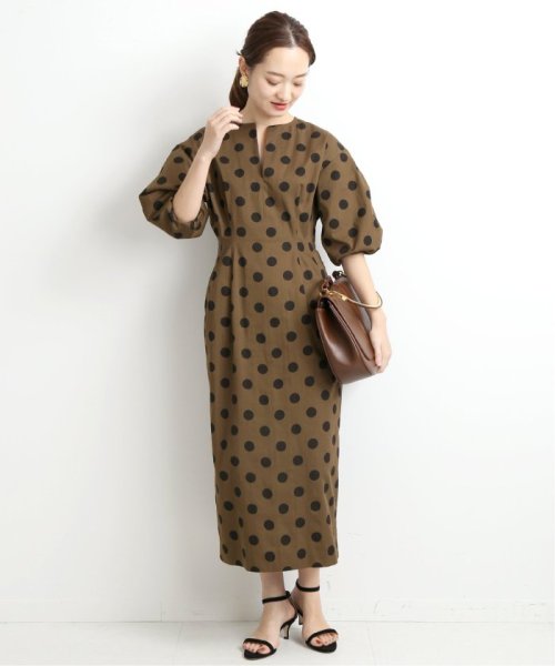 セール 40 Off ドットプリントウエストシェイプワンピース ヴェルメイユ パー イエナ Vermeil Par Iena Magaseek