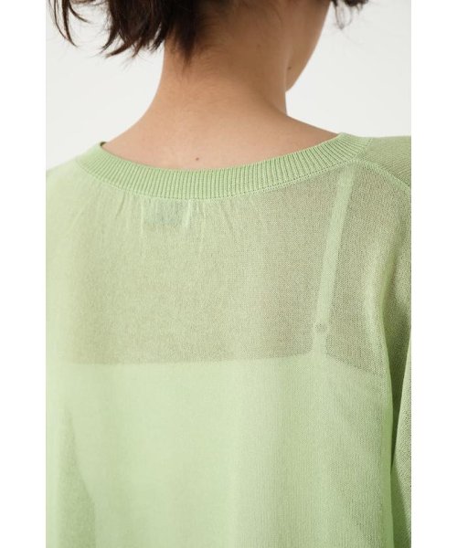 SHEL'TTER SELECT(シェルターセレクト)/シースルーニットトップス（See－Through Knit Tops）/img12