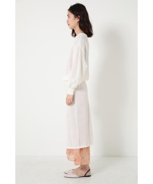 SHEL'TTER SELECT(シェルターセレクト)/ブラウジングメッシュニットワンピース（Browsing Mesh Knit Dress）/img01