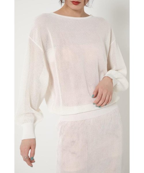 SHEL'TTER SELECT(シェルターセレクト)/ブラウジングメッシュニットワンピース（Browsing Mesh Knit Dress）/img03