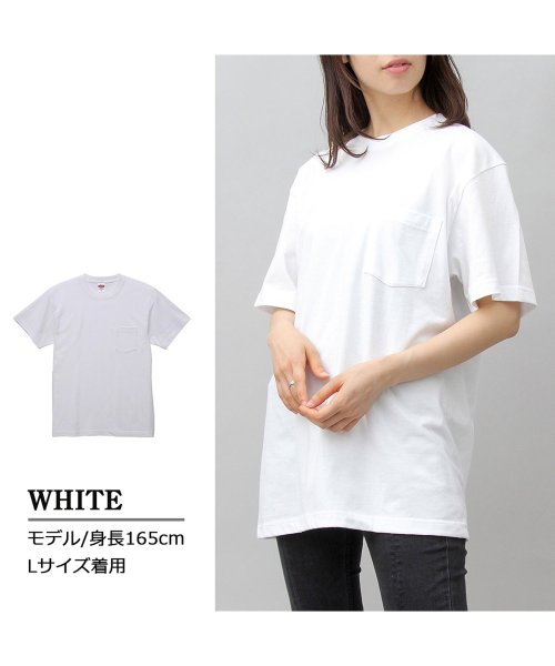 AMS SELECT(エーエムエスセレクト)/United Athle / ユナイテッドアスレ / 5.6オンス ハイクオリティー ポケットTシャツ / 大きめ / 無地Tシャツ/img13