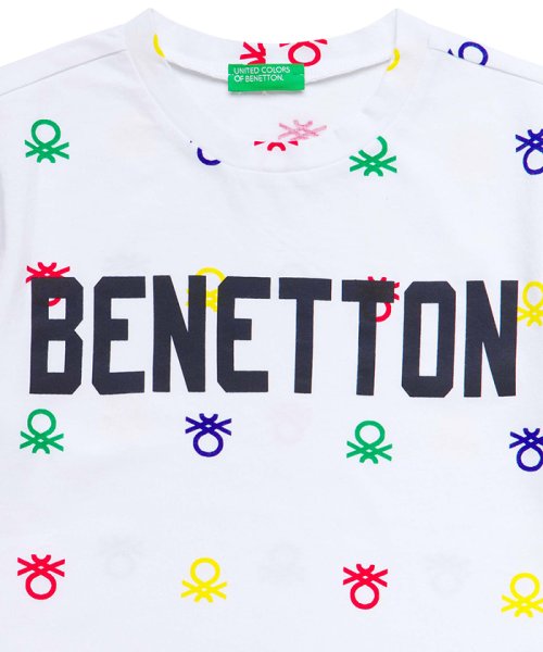 BENETTON (UNITED COLORS OF BENETTON BOYS)(ユナイテッド　カラーズ　オブ　ベネトン　ボーイズ)/総柄ロゴTシャツ・カットソー/img04