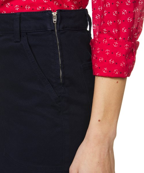 BENETTON (women)(ベネトン（レディース）)/バックポケット刺繍ミディカットオフタイトスカート/img17