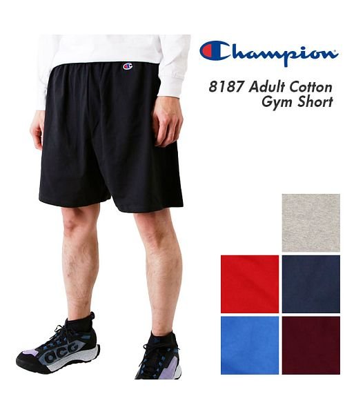 BACKYARD FAMILY(バックヤードファミリー)/Champion チャンピオン 8187 Adult Cotton Gym Short/img01