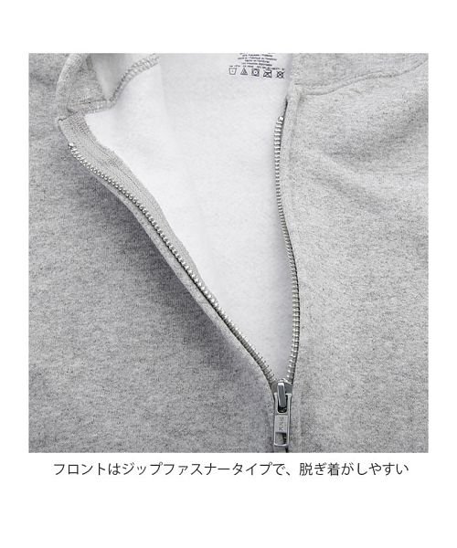 BACKYARD FAMILY(バックヤードファミリー)/Fruit of the Loom 82230 12oz Full Zip Hood/img04