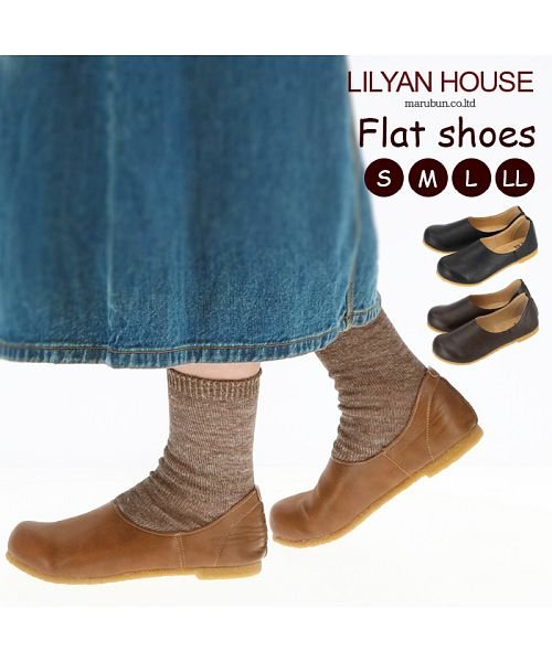 BACKYARD FAMILY(バックヤードファミリー)/LILYAN HOUSE リリアンハウス M－251022 フラットシューズ/img01