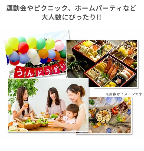 BACKYARD FAMILY(バックヤードファミリー)/Colors ピクニックケース 角型大 ３段 グラデーション/img03