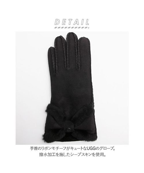 BACKYARD FAMILY(バックヤードファミリー)/UGG アグ W SHEEPSKIN TURNED BOW GLOVE/img02