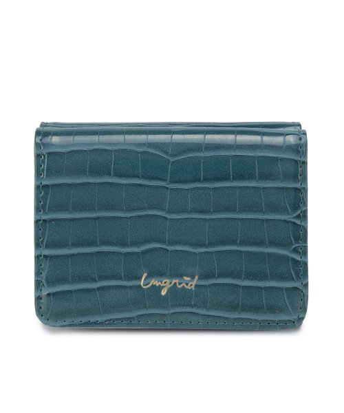 UNGRID bag(アングリッド　バッグ)/シャイニースモールクロコ 三つ折りミニ財布/img20