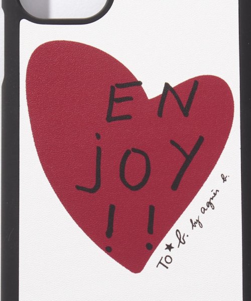 Wp33 Goods ハートモチーフ Iphoneケース トゥービー バイ アニエスベー To B By Agnes B Magaseek