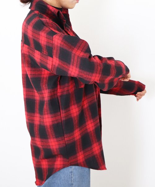 セール チェックシャツ レディース ネルシャツ ミニミニストア Miniministore Magaseek