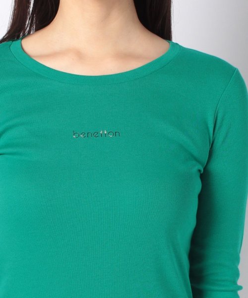 BENETTON (women)(ベネトン（レディース）)/ロゴクルーネック長袖Tシャツ・カットソー/img23