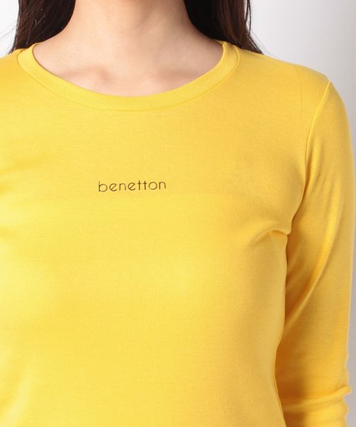 BENETTON (women)(ベネトン（レディース）)/ロゴクルーネック長袖Tシャツ・カットソー/img27