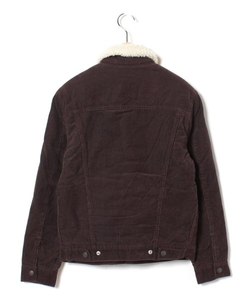 LEVI’S OUTLET(リーバイスアウトレット)/CORDUROY SHERPA TRUCKER DARK BROWN 4.2./img01