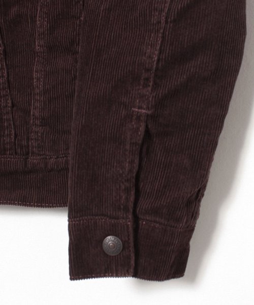 LEVI’S OUTLET(リーバイスアウトレット)/CORDUROY SHERPA TRUCKER DARK BROWN 4.2./img03