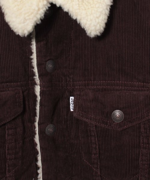 LEVI’S OUTLET(リーバイスアウトレット)/CORDUROY SHERPA TRUCKER DARK BROWN 4.2./img05