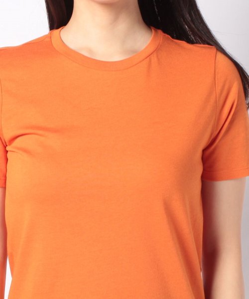 BENETTON (women)(ベネトン（レディース）)/クルーネック裾ロゴ刺繍半袖Tシャツ・カットソー/img55