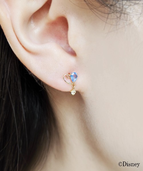 ディズニーコレクションジュエリー[美女と野獣] ピアス（Heart）