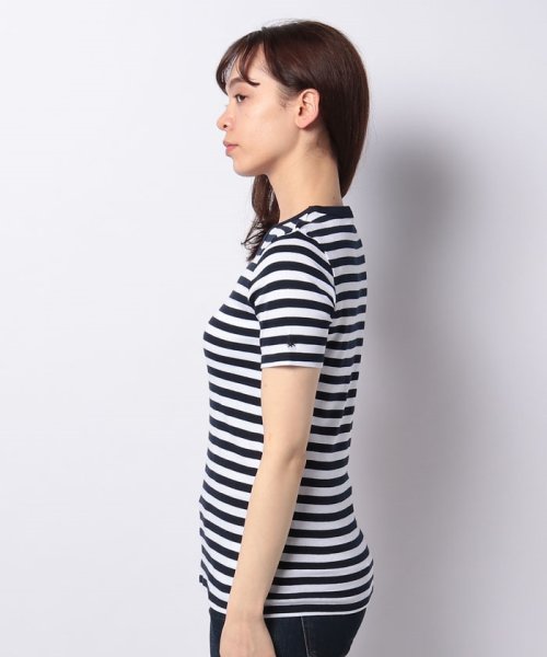 BENETTON (women)(ベネトン（レディース）)/コットン細ボーダー半袖Tシャツ・カットソー/img14