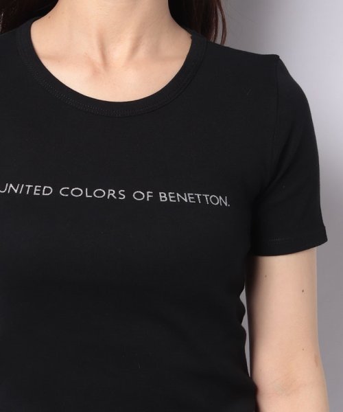 BENETTON (women)(ベネトン（レディース）)/ロゴクルーネック半袖Tシャツ・カットソー/img07