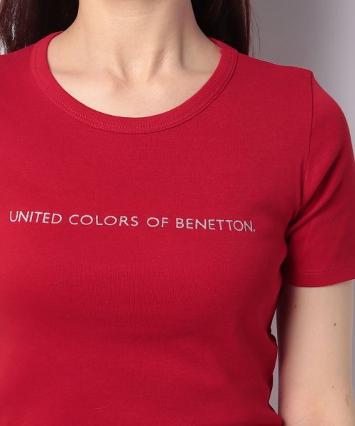 BENETTON (women)(ベネトン（レディース）)/ロゴクルーネック半袖Tシャツ・カットソー/img30