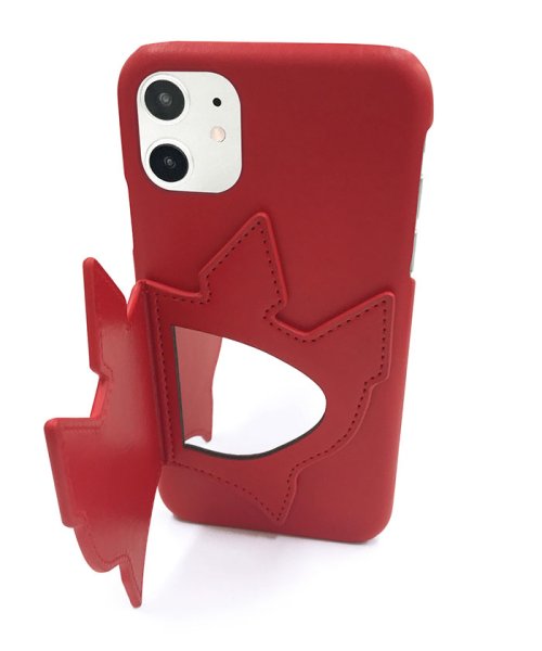 Rodeo Crowns(ロデオクラウンズ)/iPhone11 ケース ロデオクラウンズ RODEOCROWNS 背面ケース ビッグクラウンミラー レッド iphone11 ケース iphonexr ケース/img10