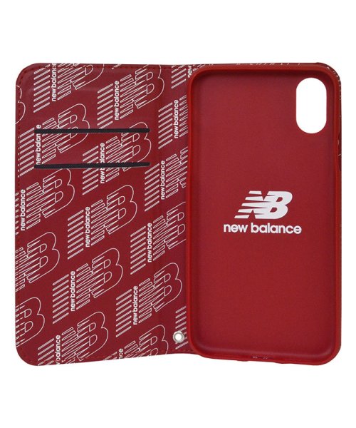 new balance(ニューバランス)/iphone ケース iPhoneXS/X ニューバランス New Balance シンプル手帳ケース レッド iphonexs アイフォン/img04