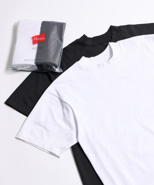 ADAM ET ROPE'(アダム　エ　ロペ)/【Hanes for BIOTOP】MOCK NECK PAC T－shirts(2pcs)/img09