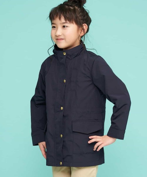 a.v.v(KID'S)(アー・ヴェ・ヴェキッズ)/[100－130]【洗える】ミディ丈マウンテンパーカー[WEB限定サイズ]/img02