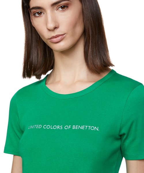 BENETTON (women)(ベネトン（レディース）)/ロゴクルーネック半袖Tシャツ・カットソー/img22