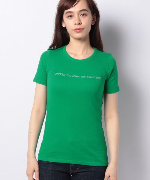 BENETTON (women)(ベネトン（レディース）)/ロゴクルーネック半袖Tシャツ・カットソー/img23