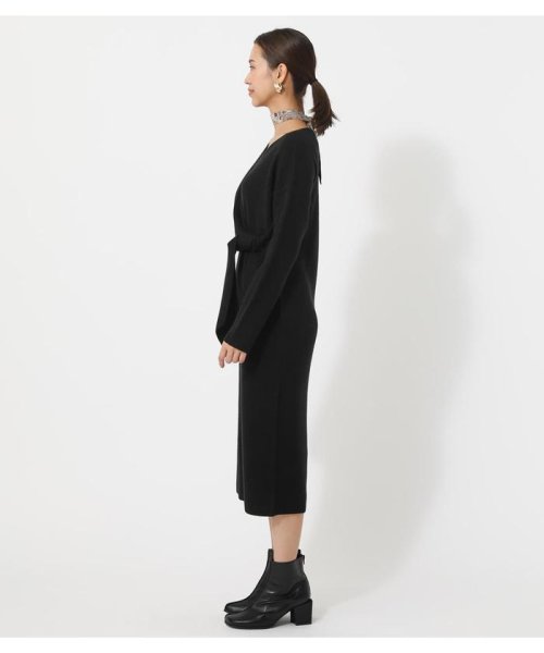 AZUL by moussy(アズールバイマウジー)/FRONT LINK KNIT ONEPIECE/img04