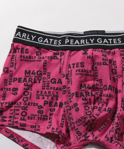 PEARLY GATES(パーリーゲイツ)/パーリーゲイツ　ロゴ柄ボクサーパンツ/img02
