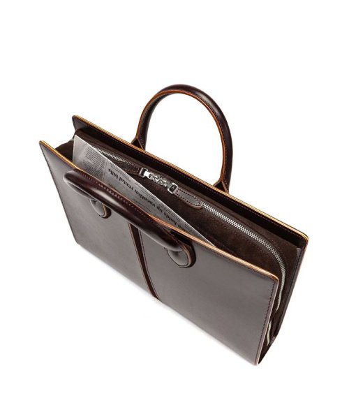 FIVE WOODS(ファイブウッズ)/【日本正規品】ファイブウッズ FIVE WOODS ブリーフケース TED'S ROUND BRIEFCASE ビジネスバッグ A4 本革 通勤 39025/img08