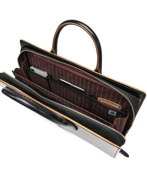 FIVE WOODS(ファイブウッズ)/【日本正規品】ファイブウッズ FIVE WOODS ブリーフケース TED'S ROUND BRIEFCASE ビジネスバッグ A4 本革 通勤 39025/img09