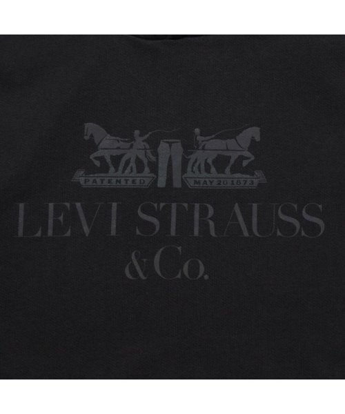 Levi's(リーバイス)/グラフィックフーディー 90S LOGO TEXT MINERAL BLACK/img06