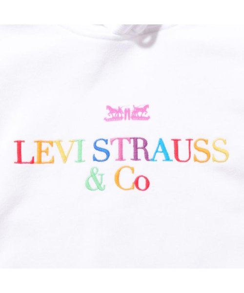 Levi's(リーバイス)/UNBASIC フーディー 90S TEXT LOGO HOODIE WHITE/img06