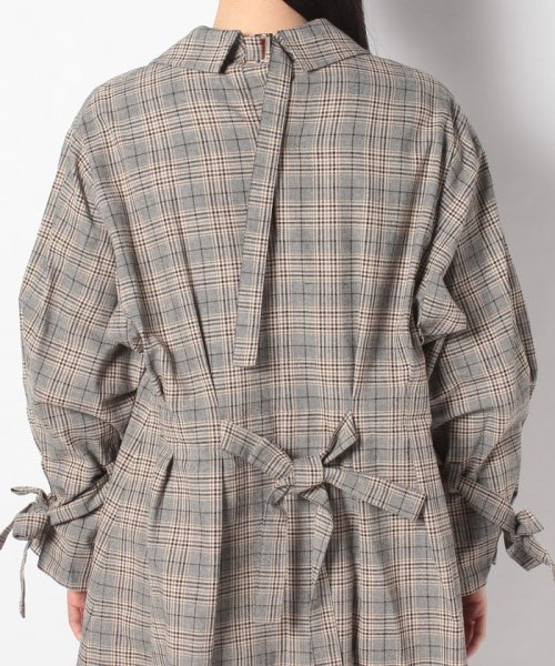 セール オープンバックチェックコート ランバンオンブルー Lanvin En Bleu Magaseek