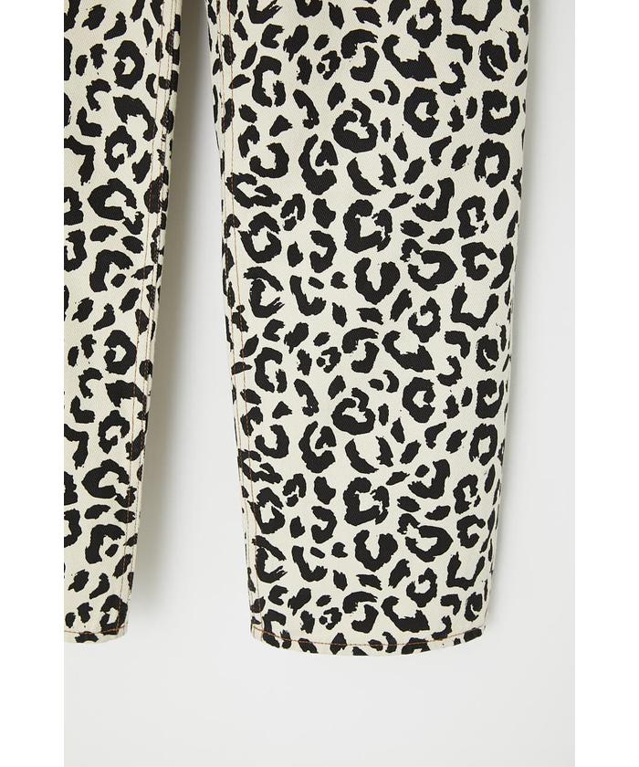 デサント MOUSSY 黒 パンツ Size 1 未使用 DESCENTE×MOUSSY レオパード