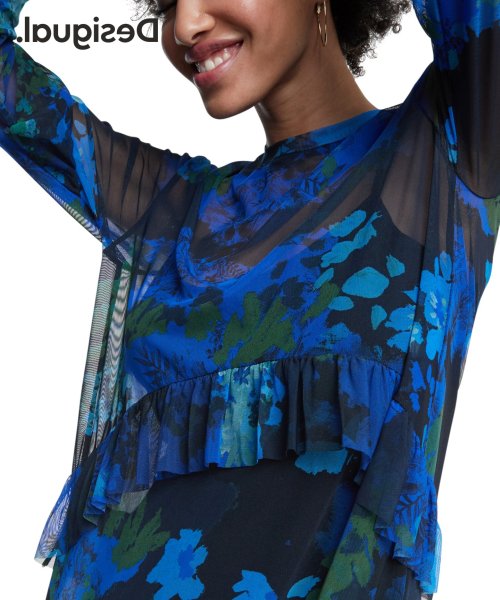 セール 60 Off ワンピース長袖 Orleans デシグアル Desigual Magaseek