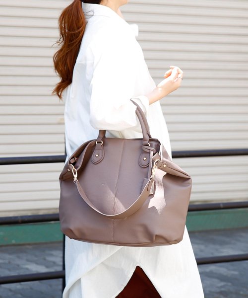 サイド折れ3wayトートバッグ【aroco/アロコ】 レディース A4 大容量 通勤通学 レディース ショルダーバッグ  仕事バッグ 通勤バッグ 人気・おすすめ｜売れ筋商品・話題商品におすすめ コスパ重視 安心配送 コスパ重視