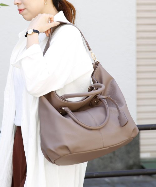 サイド折れ3wayトートバッグ【aroco/アロコ】 レディース A4 大容量 通勤通学 レディース ショルダーバッグ  仕事バッグ 通勤バッグ 人気・おすすめ｜売れ筋商品・話題商品におすすめ コスパ重視 安心配送 コスパ重視