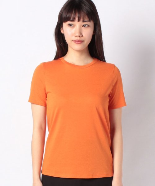 BENETTON (women)(ベネトン（レディース）)/クルーネック裾ロゴ刺繍半袖Tシャツ・カットソー/img52