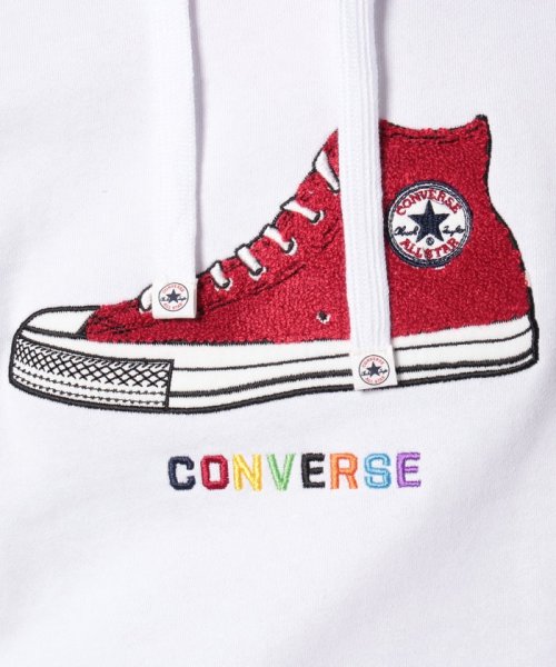 MARUKAWA(マルカワ)/【CONVERSE】コンバース　シューズサガラ刺繍　裏毛　パーカー 春/img09