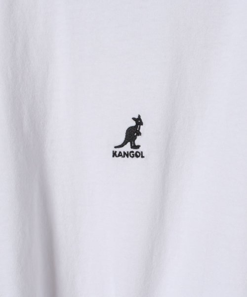 MARUKAWA(大きいサイズのマルカワ)/【KANGOL】カンゴール 大きいサイズ　ビッグシルエット　ミニロゴ刺繍　袖ロゴプリント　長袖Tシャツ 春/img10