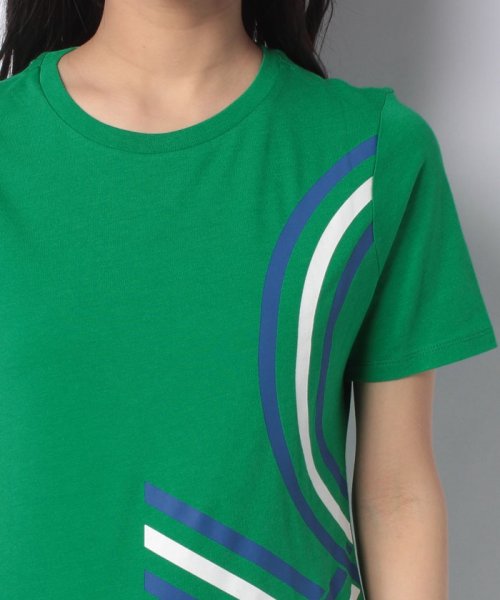 BENETTON (women)(ベネトン（レディース）)/モダールコットンブランドロゴ半袖Tシャツ・カットソー/img50