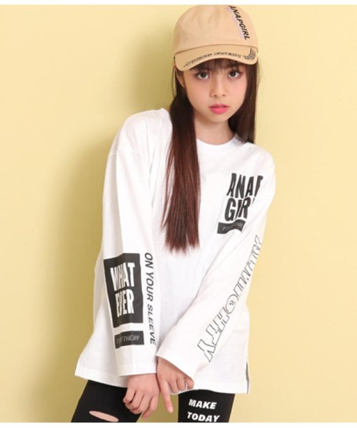 ANAP　GiRL(アナップガール)/ビッグサイズロングTシャツ/img08