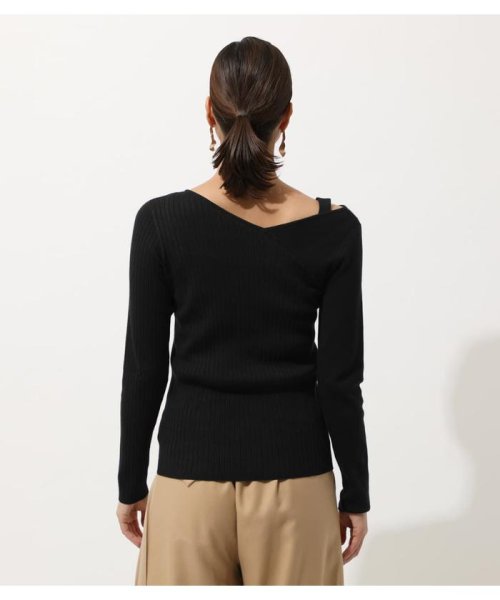 AZUL by moussy(アズールバイマウジー)/SHOULDER STRAP KNIT TOPS/img05